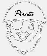 Pirate Mascara Canillo sketch template