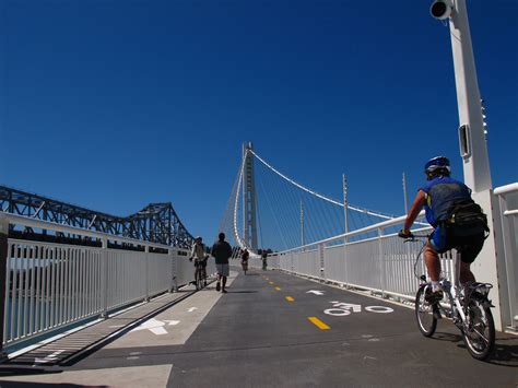 bay bridge bike path dedicated  oakland bike advocate opens