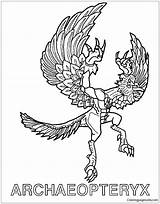Invizimals Coloring Pages Archaeopteryx Shadow Zone Color Dinosaurs Printable Coloringpagesonly sketch template