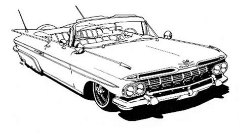 pin  nel djny   classic car prints cars coloring pages