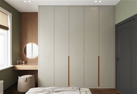 scandi range  fitted wardrobes  real wood grooved handles