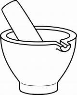Coloring Pestle Template sketch template
