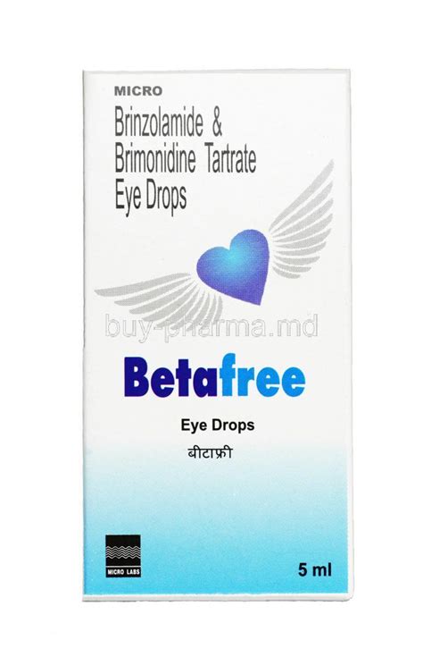 Buy Betafree Eye Drop Brinzolamide Brimonidine Online Buy Pharma Md