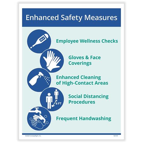 enhanced safety measures poster discount tax forms
