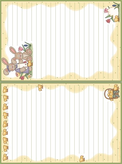 printable note paper   notes   kids lined