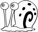 Spongebob Snail Squarepants Doghousemusic Clipartmag Colouring Mamvic sketch template