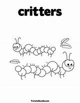 Coloring Sitters Critter Book Template sketch template