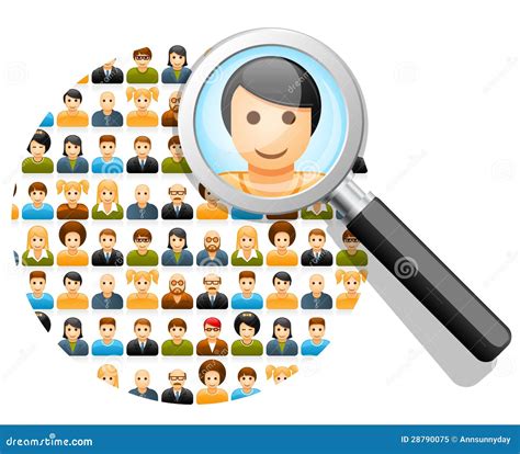 search  social network stock vector illustration  network