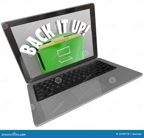 achter het omhoog archiefkastlaptop het computerscherm stock illustratie illustration