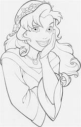 Camelot Quest Coloring Pages People Disney Sketch Book sketch template