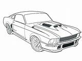 Coloring Pages Dodge Mustang Charger Ford Muscle Gt Drawing Challenger Cars Shelby Printable Cobra Car 1970 Color 1969 Print Getdrawings sketch template