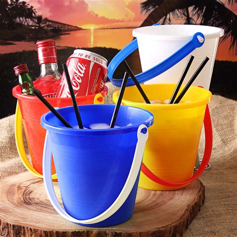 Full Moon Party Cocktail Buckets 14cm Set Of 4 Plastic