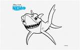 Coloring Nemo Pages Finding Sharks Turtle Seekpng sketch template