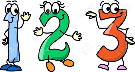 cartoon numbers clipart    clipartmag