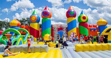 weekend worlds biggest bounce house