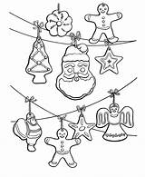 Christmas Coloring Pages Decorations Print Color Kids sketch template