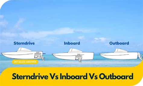 sterndrive  inboard  outboard  quick comparison