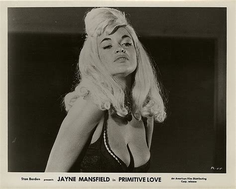 Jayne Mansfield 25 Vintage Photographs From Primitive Love
