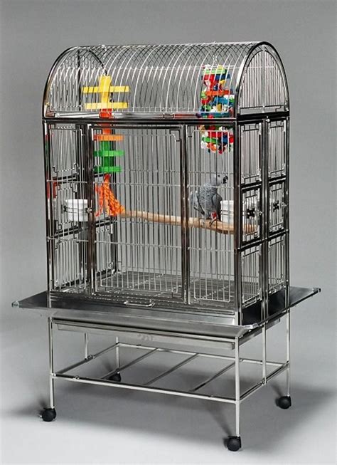 featherland stainless steel parrot cage large   stainless steel bird cage parrot cage parrot