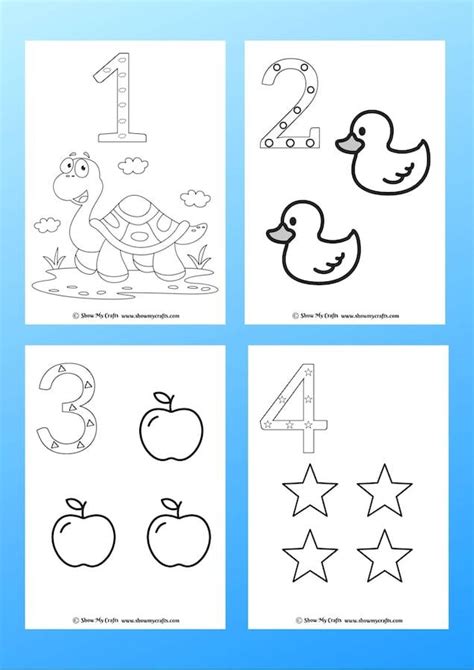 numbers colouring pages  kids  printable kids activities