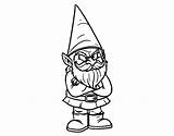 Grumpy Gnome Coloring Coloringcrew sketch template