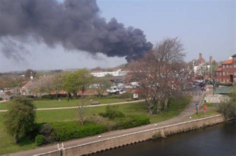 Newark Fire At Scrapyard Sends Smoke Billowing As Crew Battle Blaze