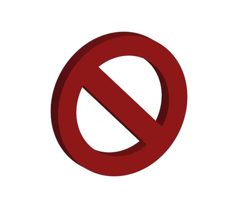 premium vector ban sign