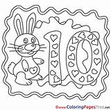 Birthday Coloring Happy Bunny Years Pages Sheets Sheet Title Coloringpagesfree sketch template