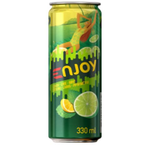 cido enjoy lime mint lemon carbonated drink 330ml russian food online