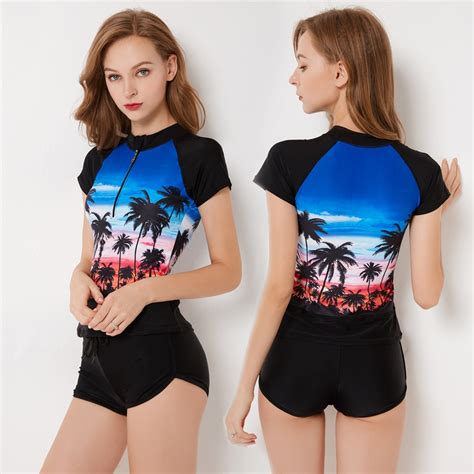 Popular Two Piece Swimming Suit For Women Hot Sale New Design Surfing