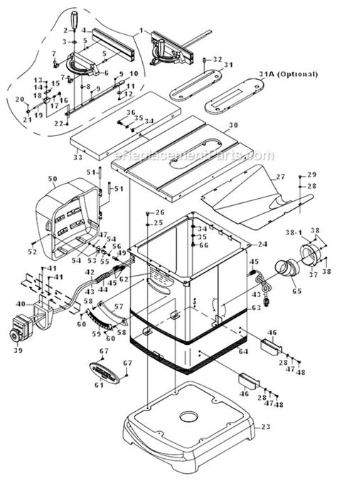 powermatic table  parts diagram wiring service