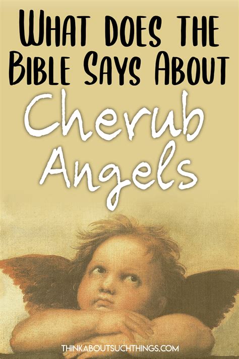 Cherubim Cherub Angels Of The Bible Think About Such Things