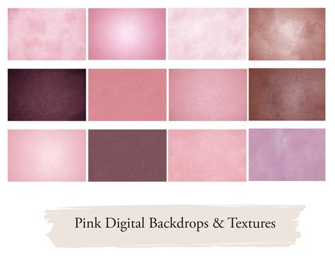 handpainted pink backdrops  photoshop ps textures fine etsy