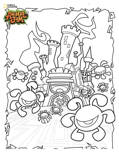 animal jam coloring pages  printable