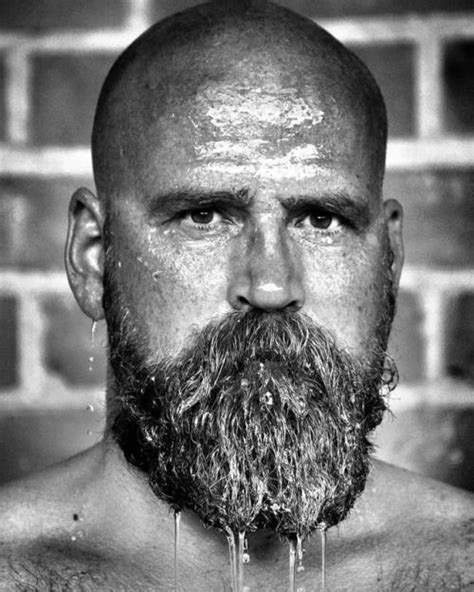 Wet Beard On Beardrevered Tumblr Beard Styles Bald Bald