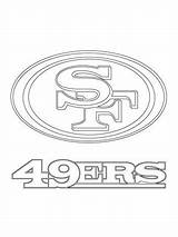 49ers Stencils Siluetas Deporte Playeras Supercoloring sketch template