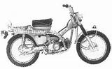 Honda Ct90 1969 Yearbook Trail Cyclechaos sketch template