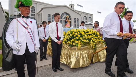 Amid Church Controversy Thousands Honor Guam S Patron Saint