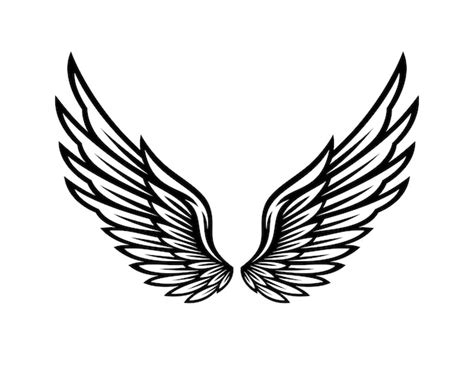 premium vector wings icon vector illustration wings design vector