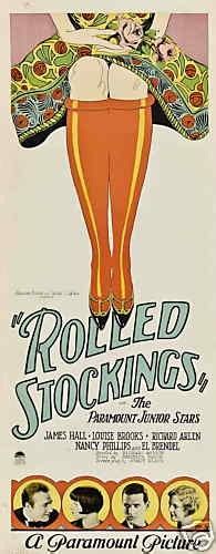 1920s Rolled Stockings And Trendy Tights