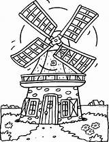 Kleurplaten Moulin Windmolens Kleurplaat Molens Molen Windmolen Coloring Viento Holland Molino Tekening Hollandse Windmill Colorear Molinos Dibujos Windmills Kleurplatenenzo Farine sketch template