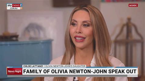 Olivia Newton Johns Daughter Chloe Lattanzi Opens Up About ‘neglecting