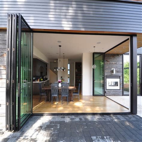 aluminum folding doorglass folding doorstacking sliding