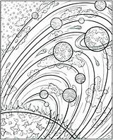 Space Coloring Pages Outer Printable Colorings Color Print Getcolorings Getdrawings sketch template