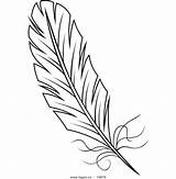 Feather Drawing Clipart Peacock Clip Turkey Coloring Feathers Line Eagle Pages Indian Simple Logo Quill Vector Native American Outline Getdrawings sketch template