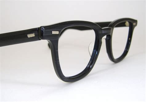 vintage 1940s 50s horn rim sunglasses eyeglasses wood look