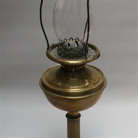 antique victorian brass oil lamp williams antiques