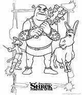 Coloring Shrek Book Pages Library Clipart sketch template