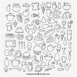 Food Vector Icons Sketchy Ai Edit Ago Years sketch template