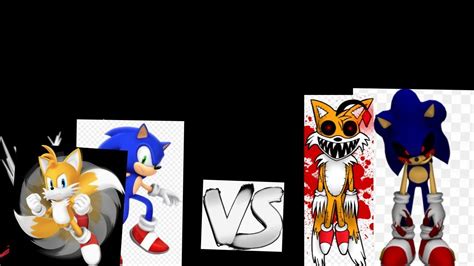 Sonic And Tails Vs Sonic Exe And Tails Doll Youtube